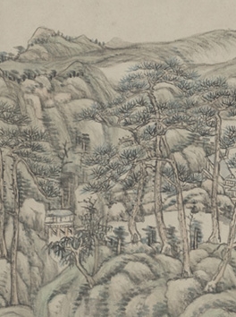 王原祁《仿黄山水》卷