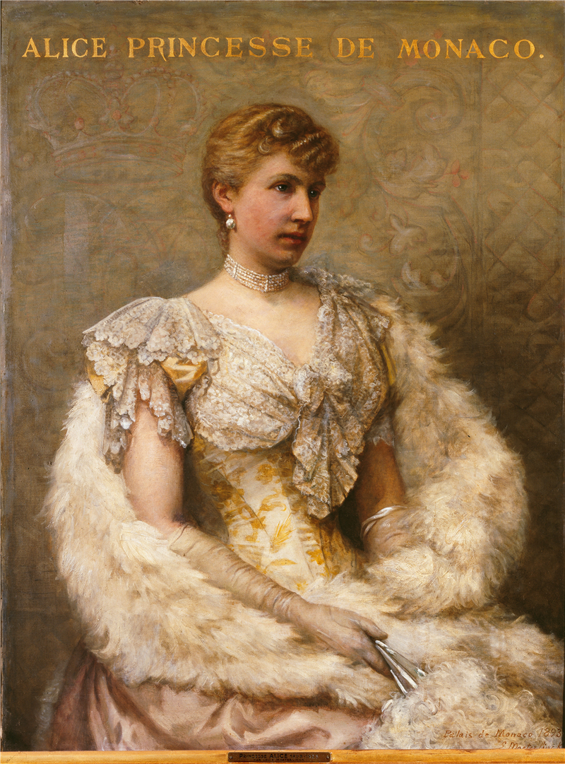 爱丽丝公主肖像，油画  
