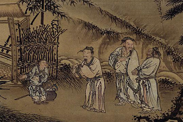 戴进三顾茅庐图轴