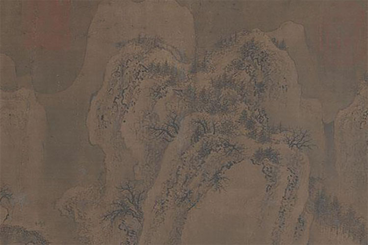 赵佶雪江归棹图卷