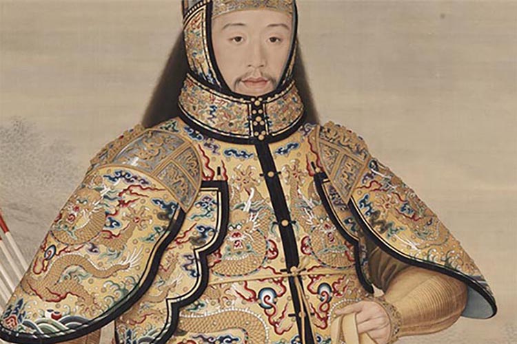 郎世宁乾隆皇帝大阅图轴