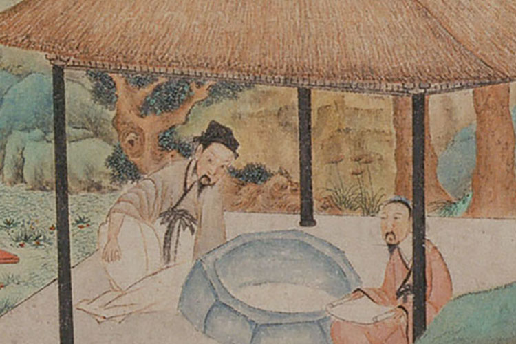 文徵明惠山茶会图卷