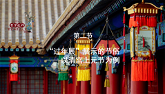 第二节：“过年展”展示的节俗——以清宫上元节为例