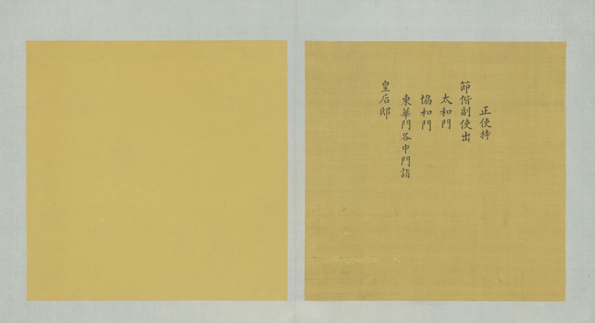 庆宽等绘 光绪帝大婚典礼 全图之纳采宴图