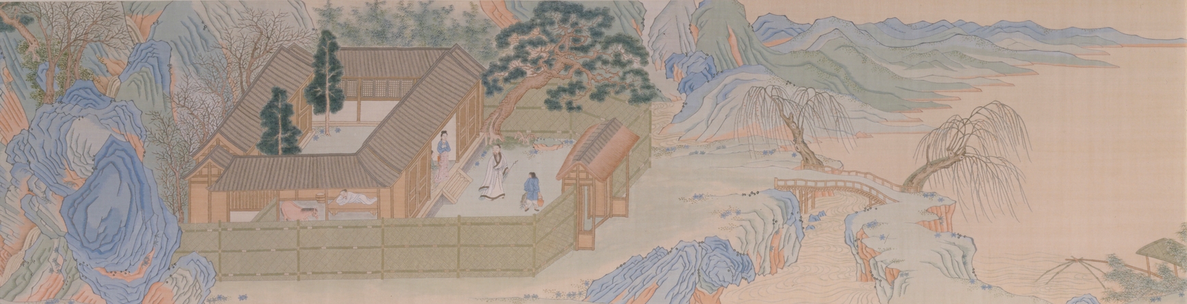 缂丝仇英后赤壁赋图卷