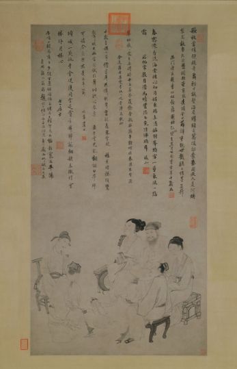 吴伟歌舞图轴