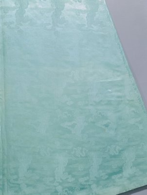 湖色寿山福海暗花绫袷衬衣细部