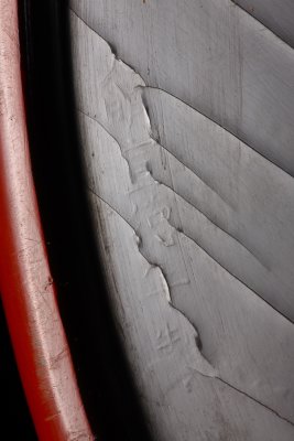 剔红庭院高士图圆盒遮盖款识