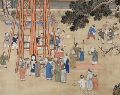 乾隆帝元宵行乐图轴 故宫博物院