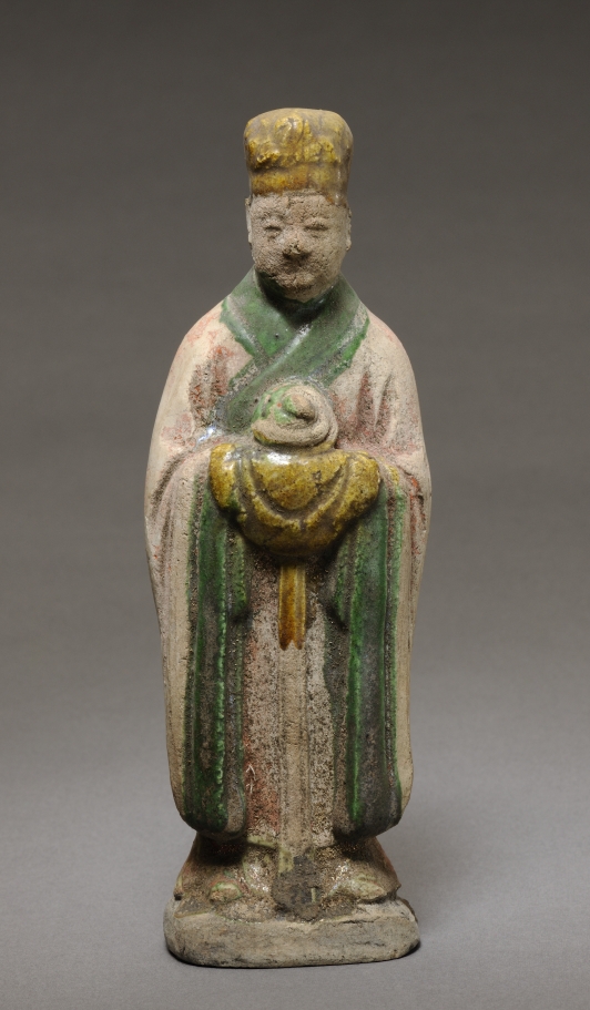 宋 三彩十二辰之蛇俑