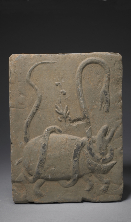 唐 玄武纹长方砖