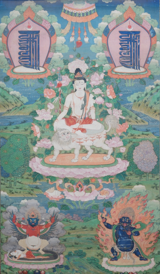 清 观音菩萨画像轴