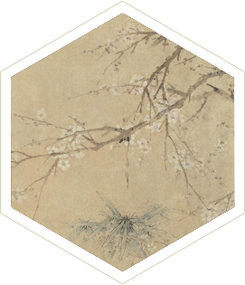 清 张舒纸画梅花贴落