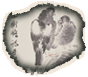 斑鸠图轴